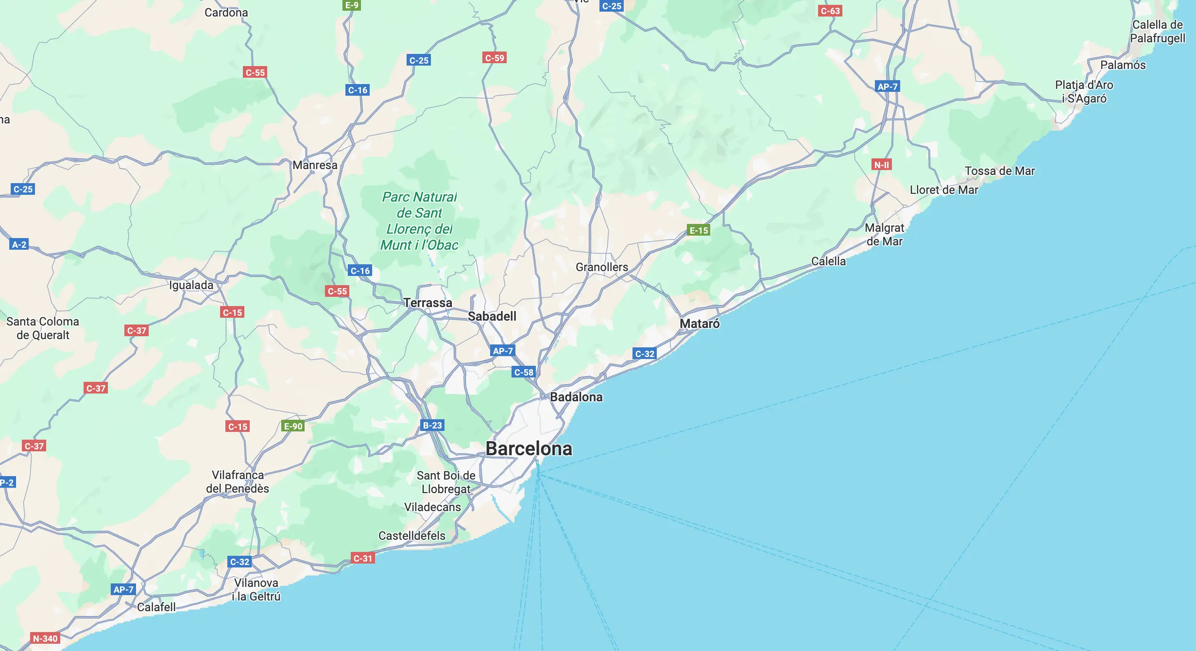 Barcelona Route Image